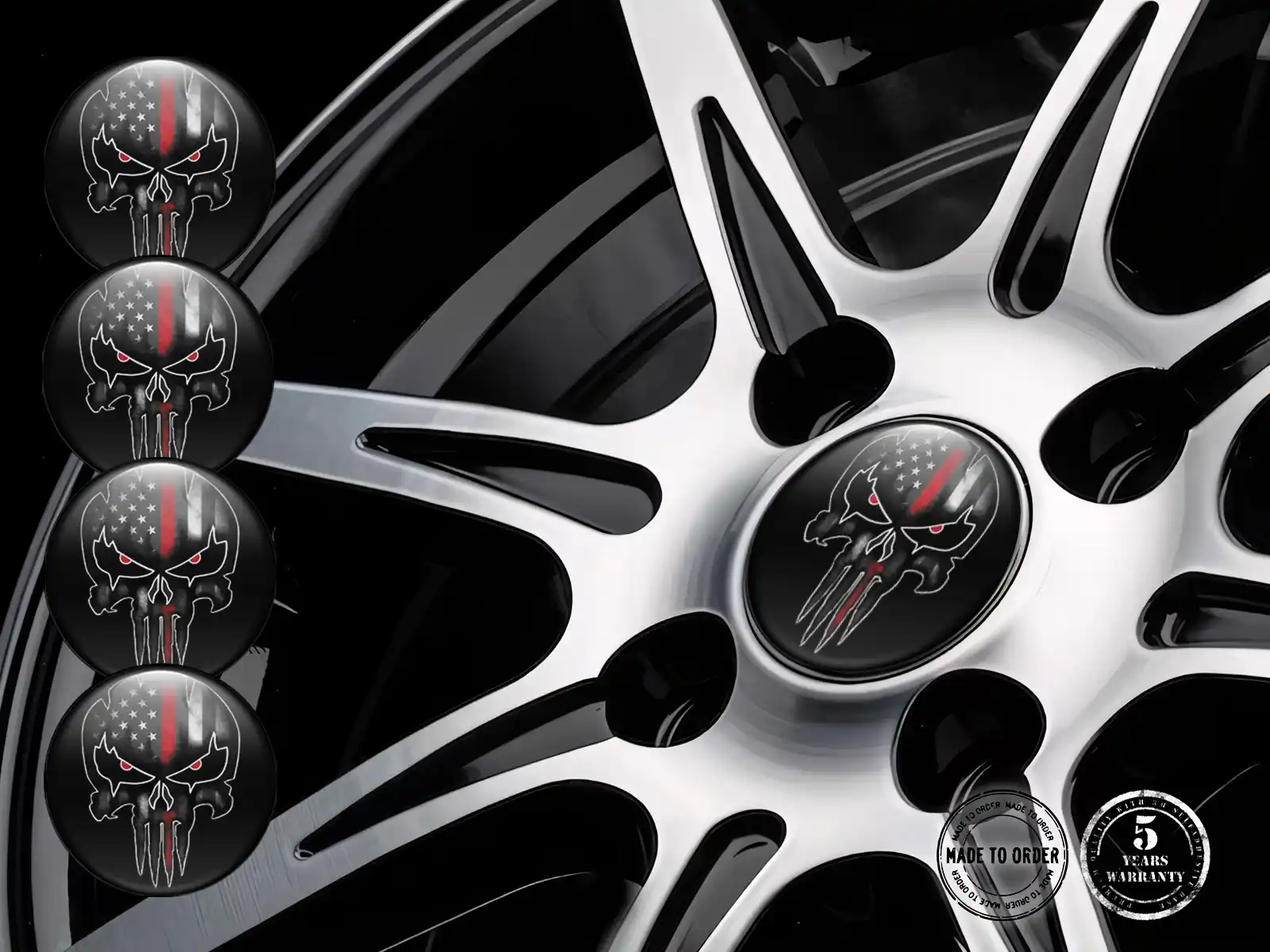Hub Cap Sticker Style Temporal Thrust Ignite